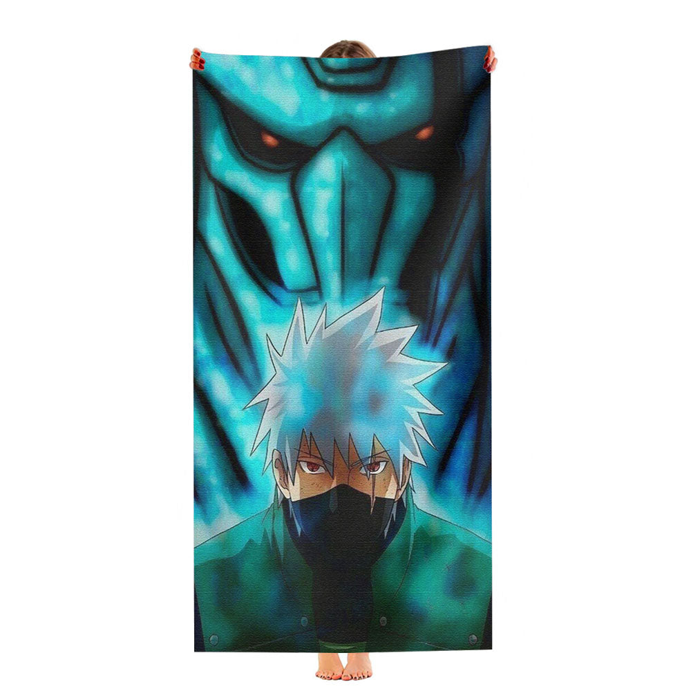 Kakashi Green Susanoo Biju Ultra-Soft Luxury Bathroom Towels