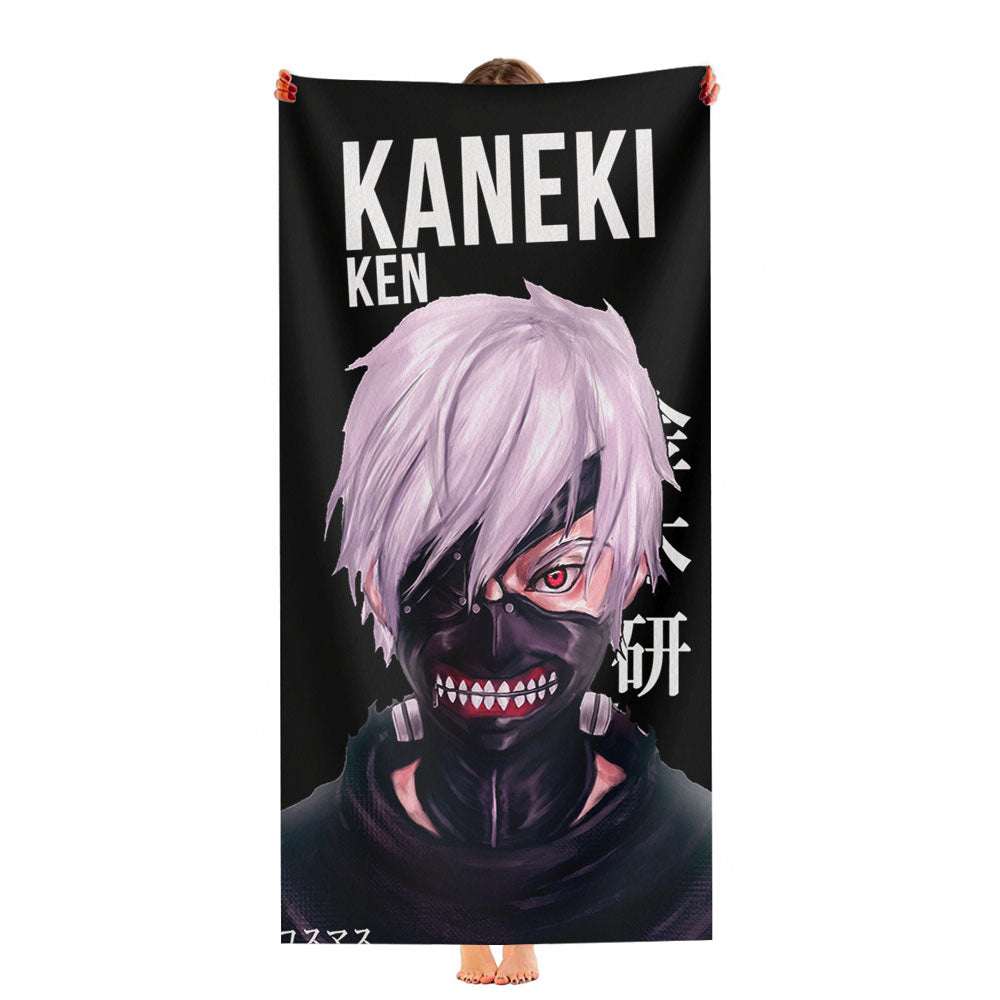 Kaneki Ken Tokyo Ghoul Anime Ultra-Soft Luxury Bathroom Towels