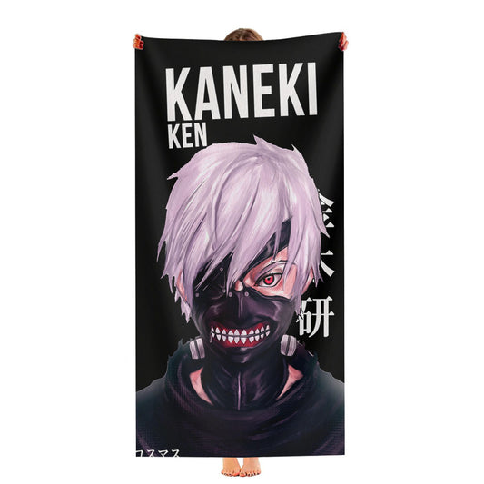 Kaneki Ken Tokyo Ghoul Anime Ultra-Soft Luxury Bathroom Towels