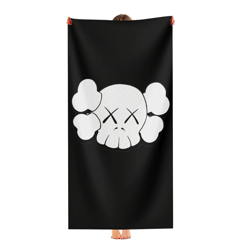 Kaws Skull Head Ultra-Soft Luxury Bathroom Towels