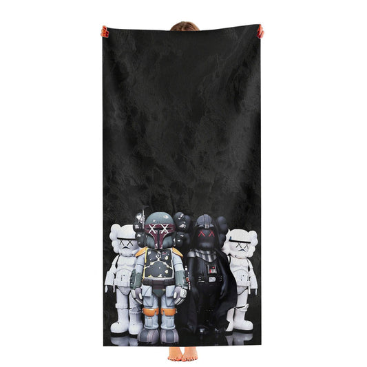 Kaws Star Wars Marble Ultra-Soft Luxury Bathroom Towels