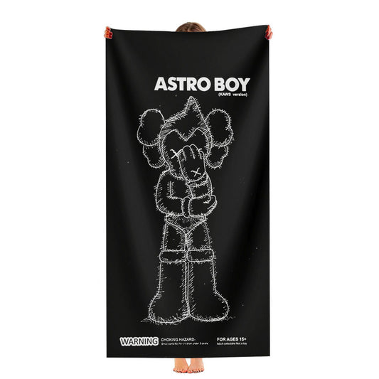 Kaws X Astro Boy Cartoon Ultra-Soft Luxury Bathroom Towels