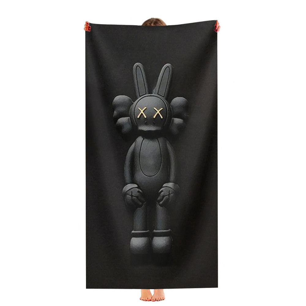 Kaws X Black Rabbit Ultra-Soft Luxury Bathroom Towels