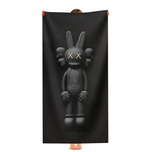 Kaws X Black Rabbit Ultra-Soft Luxury Bathroom Towels