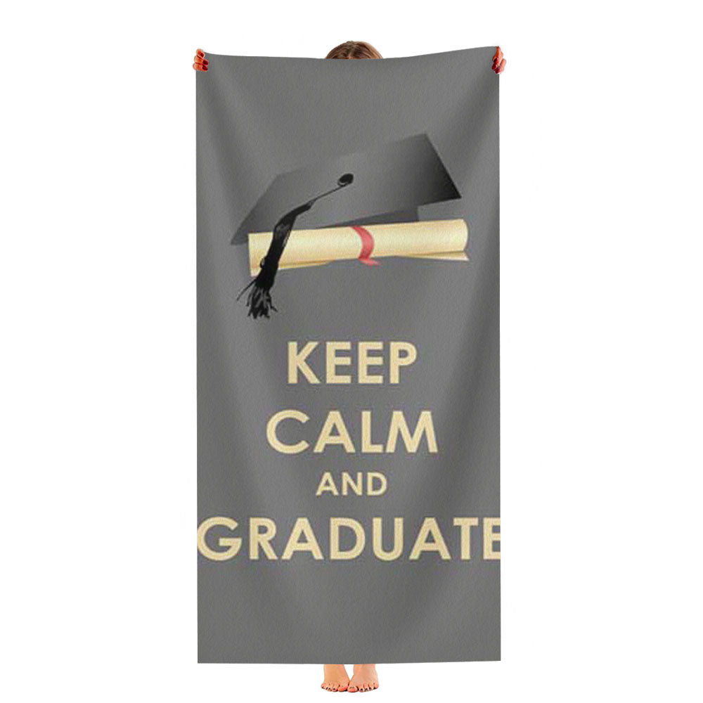 Keep Calm Graduate Ultra-Soft Luxury Bathroom Towels