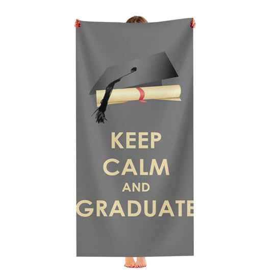 Keep Calm Graduate Ultra-Soft Luxury Bathroom Towels
