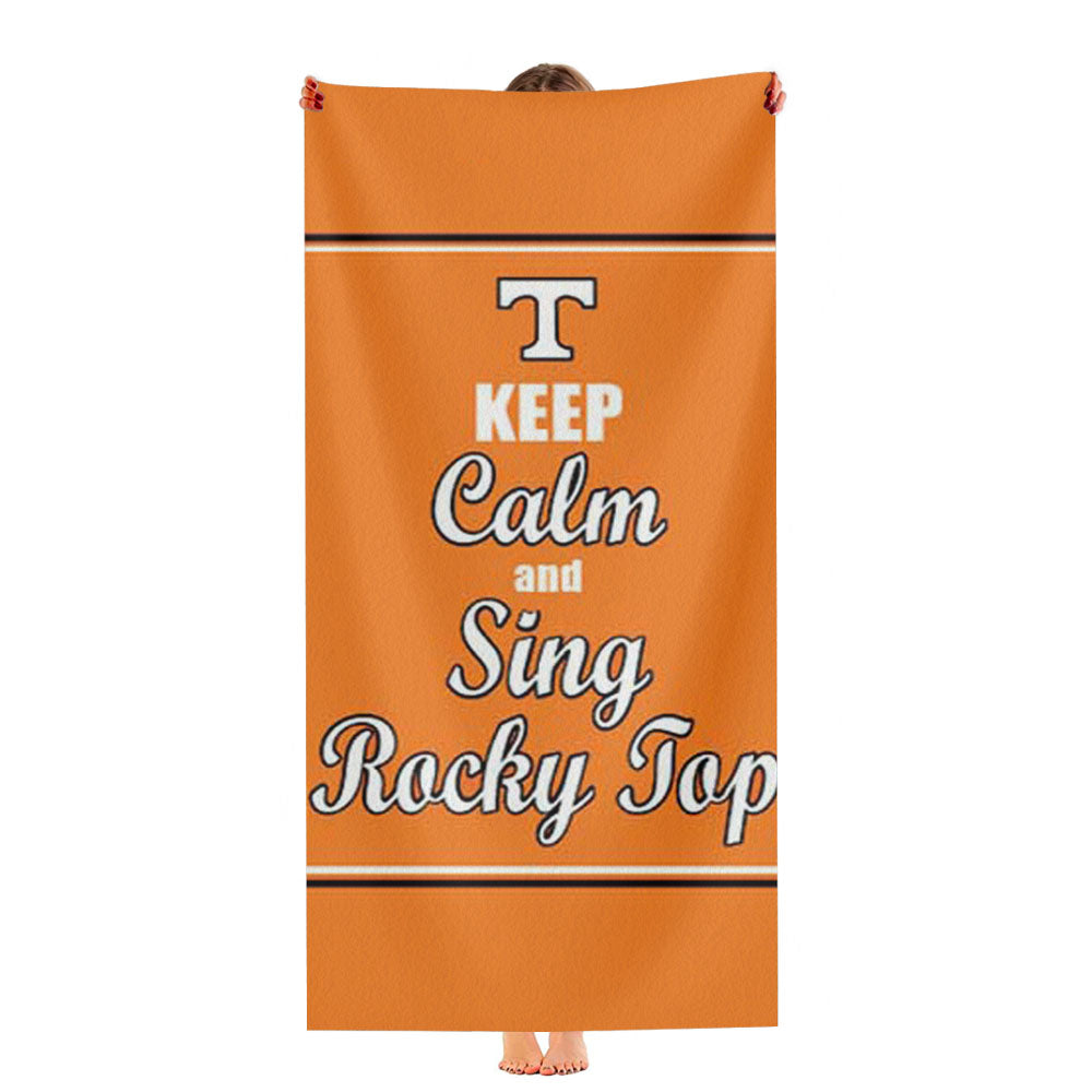 Keep Calm Sing Rocky Top Ultra-Soft Luxury Bathroom Towels