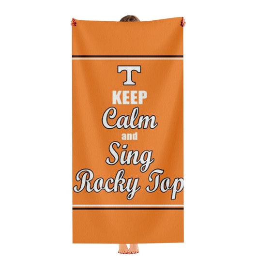 Keep Calm Sing Rocky Top Ultra-Soft Luxury Bathroom Towels