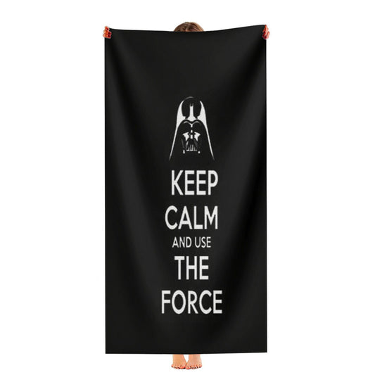 Keep Calm Use The Force Ultra-Soft Luxury Bathroom Towels