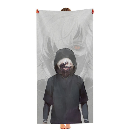 Ken Kaneki Tokyo Ghoul Ultra-Soft Luxury Bathroom Towels