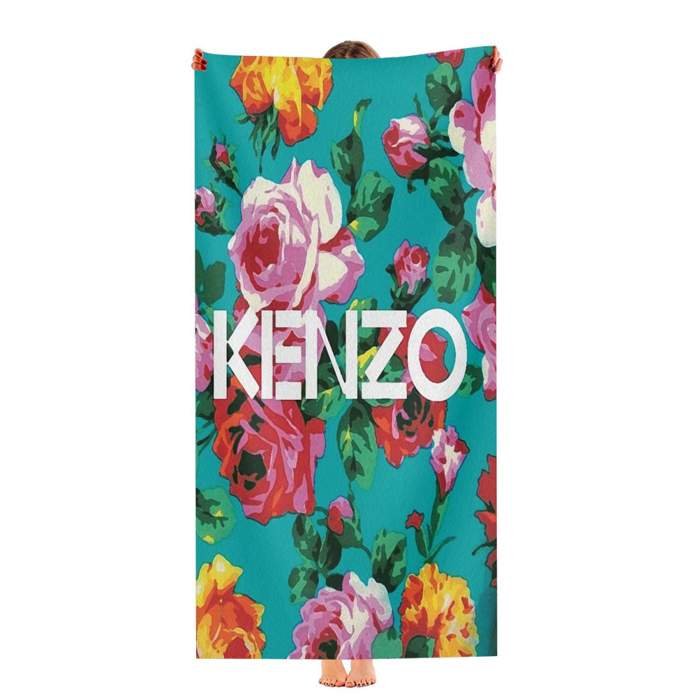 Kenzo Bloom Flower Ultra-Soft Luxury Bathroom Towels
