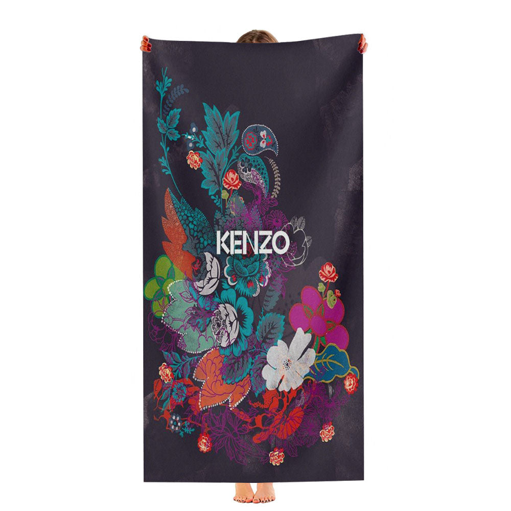 Kenzo Flower Bloom Ultra-Soft Luxury Bathroom Towels