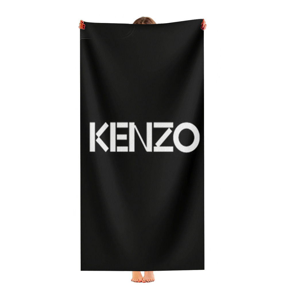 Kenzo Logo Ultra-Soft Luxury Bathroom Towels