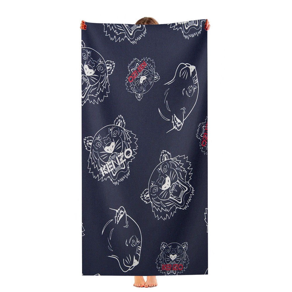 Kenzo Tiger Ultra-Soft Luxury Bathroom Towels