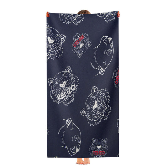Kenzo Tiger Ultra-Soft Luxury Bathroom Towels