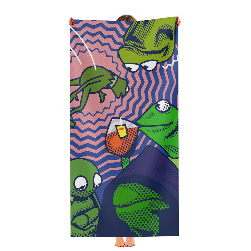 Kermit Suicide Jokes Ultra-Soft Luxury Bathroom Towels