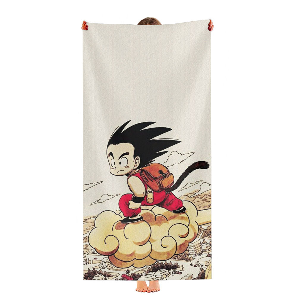 Kid Goku Dragon Ball Ultra-Soft Luxury Bathroom Towels