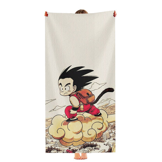 Kid Goku Dragon Ball Ultra-Soft Luxury Bathroom Towels