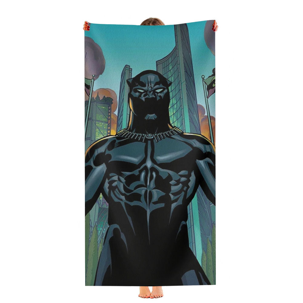 King Of Wakanda Black Panther Ultra-Soft Luxury Bathroom Towels