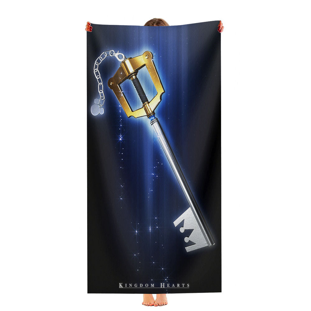 Kingdom Hearts Sora Keyblade Ultra-Soft Luxury Bathroom Towels