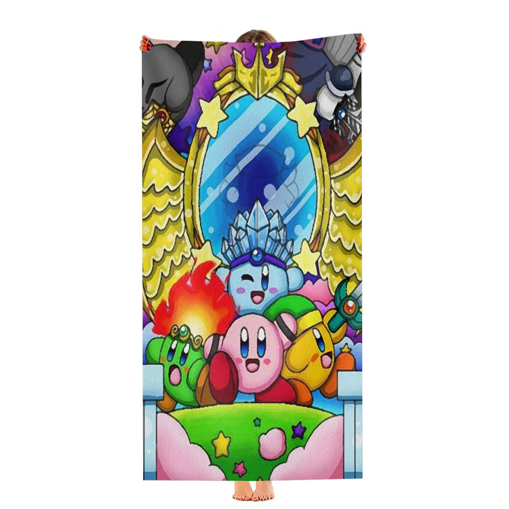 Kirby Triple Deluxe Kingdom Arts And Friends Ultra-Soft Luxury Bathroom Towels