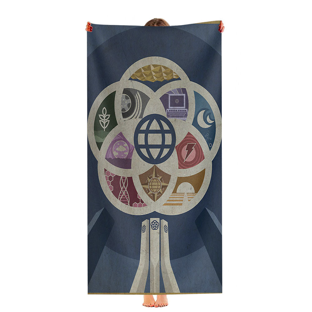 Logo Epcot Center Ultra-Soft Luxury Bathroom Towels