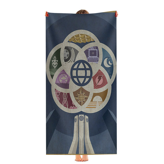 Logo Epcot Center Ultra-Soft Luxury Bathroom Towels
