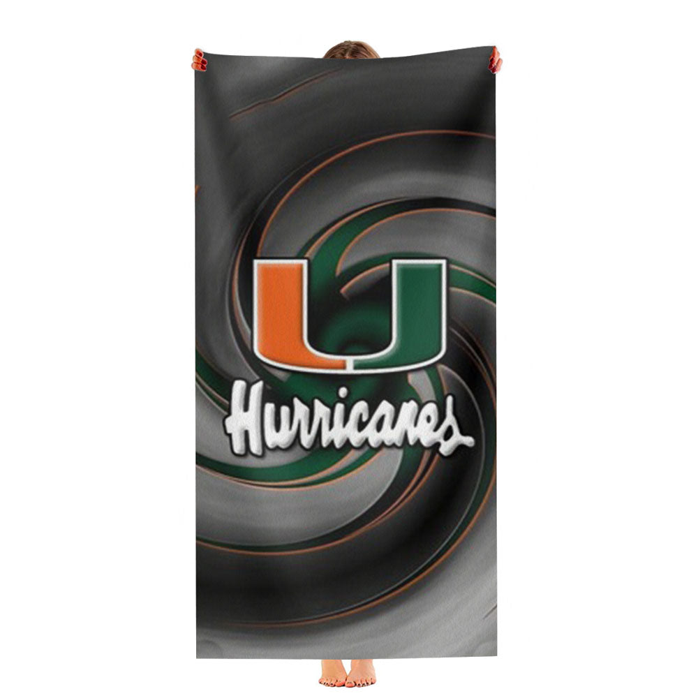 Miami Hurricanes Icon Ultra-Soft Luxury Bathroom Towels