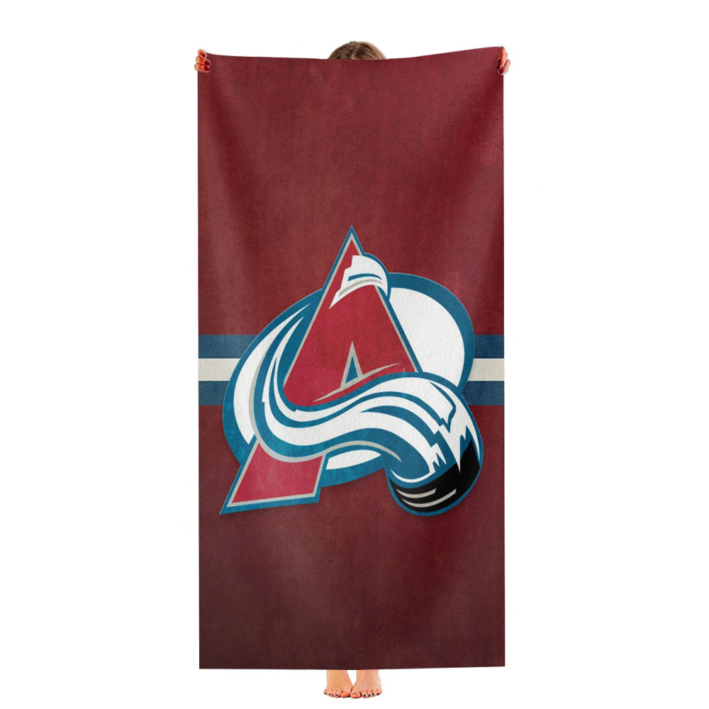 Nhl Colorado Avalanche Sport Logo Ultra-Soft Luxury Bathroom Towels
