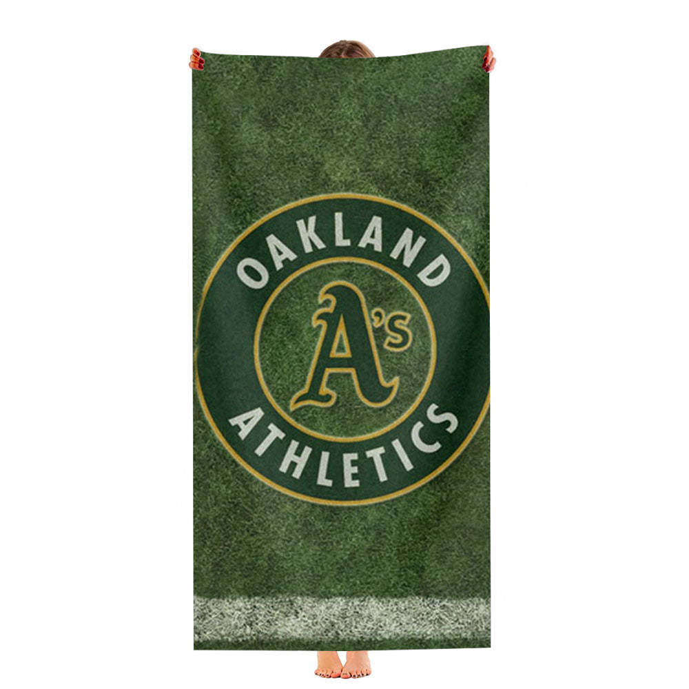 Oakland Athletics Field Ultra-Soft Luxury Bathroom Towels