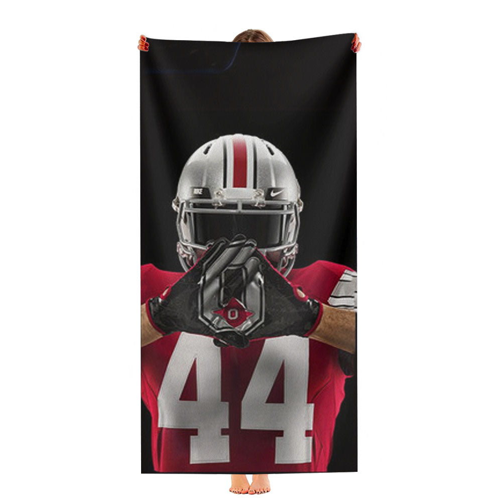 Ohio State Buckeyes Football Ultra-Soft Luxury Bathroom Towels