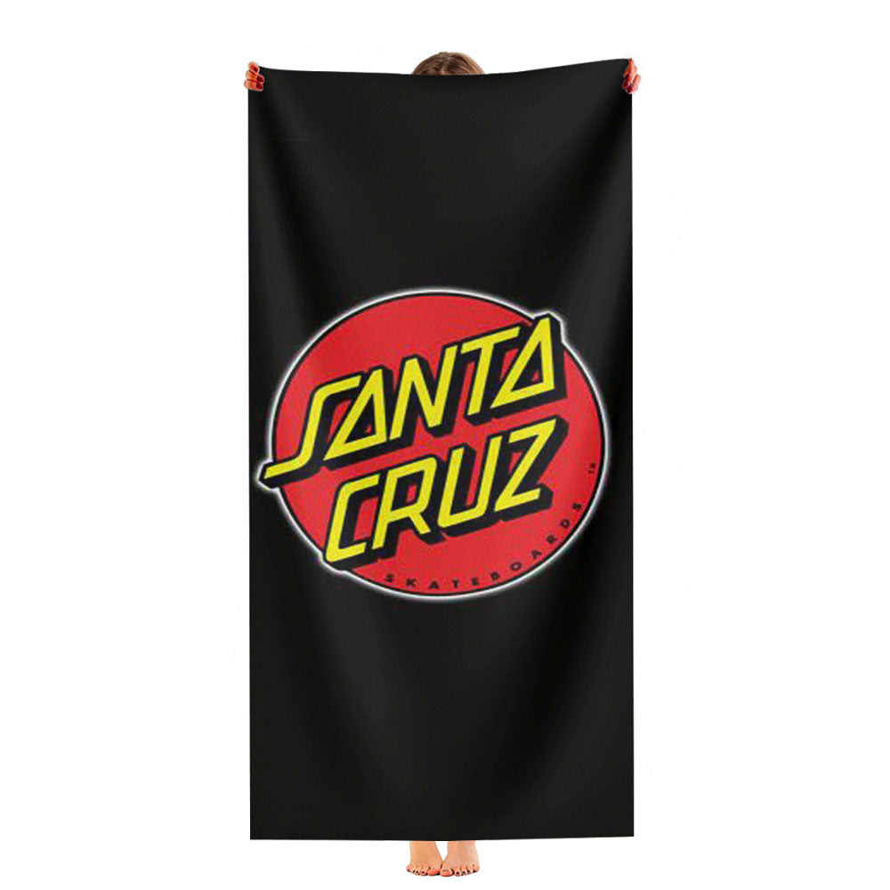 Santa Cruz Logo Ultra-Soft Luxury Bathroom Towels