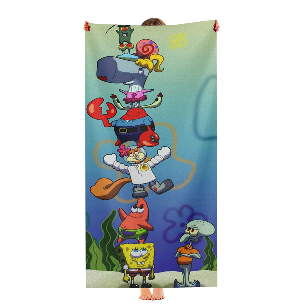 Spongbob Ultra-Soft Luxury Bathroom Towels