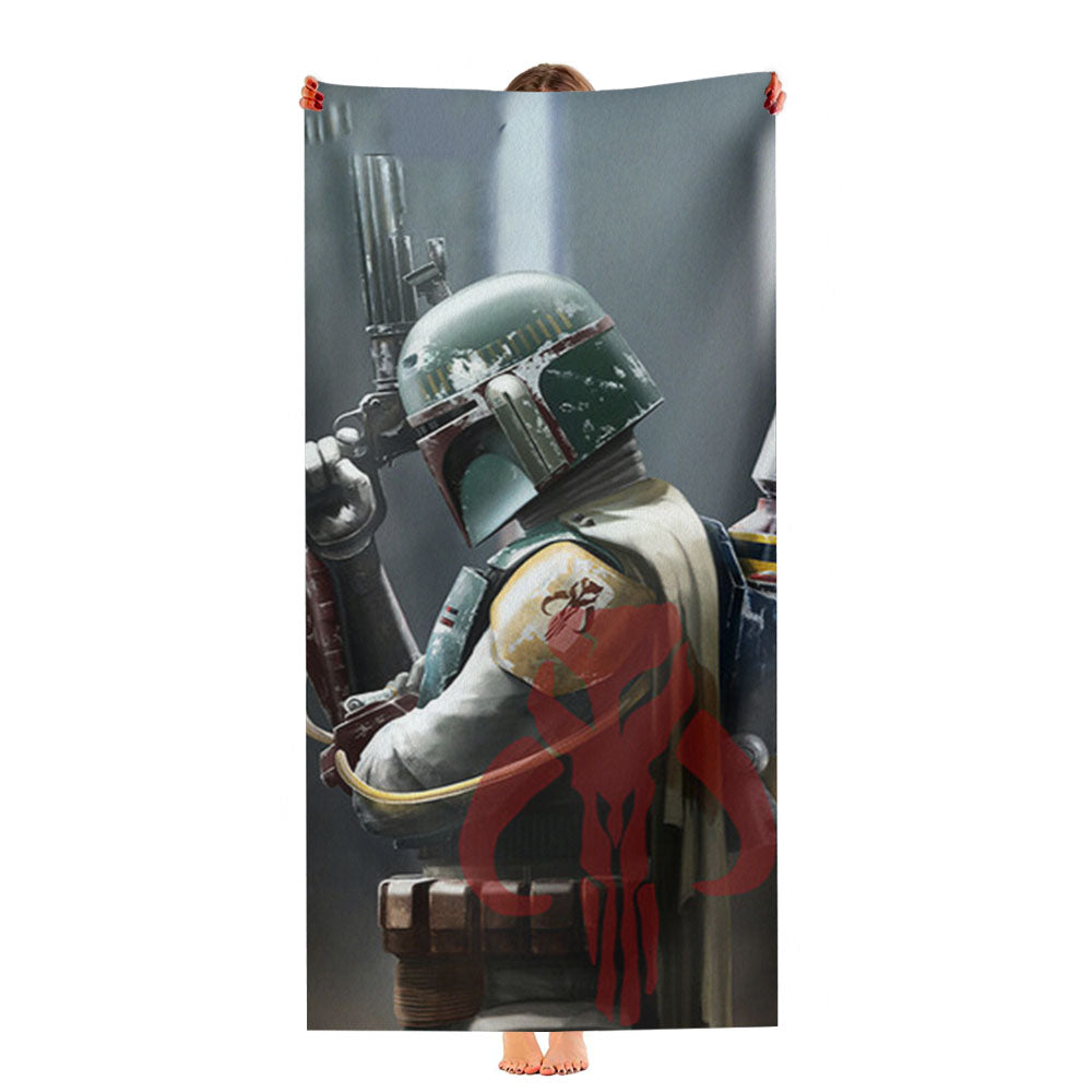 Star Wars Boba Fett Cool Ultra-Soft Luxury Bathroom Towels