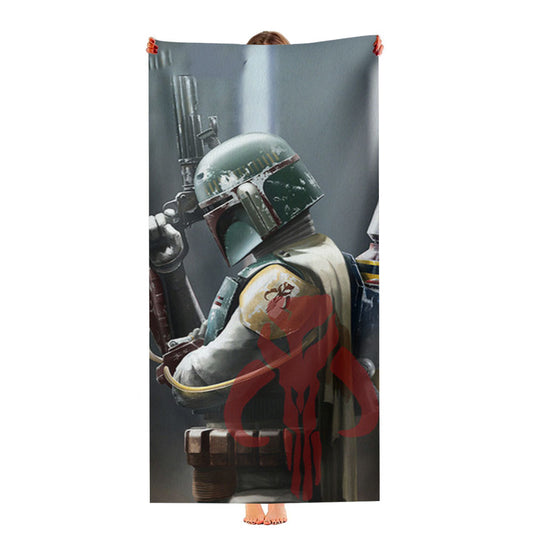 Star Wars Boba Fett Cool Ultra-Soft Luxury Bathroom Towels