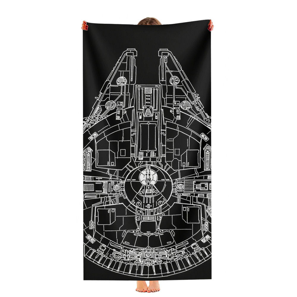 Star Wars Falcon Ultra-Soft Luxury Bathroom Towels