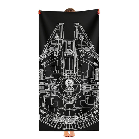 Star Wars Falcon Ultra-Soft Luxury Bathroom Towels