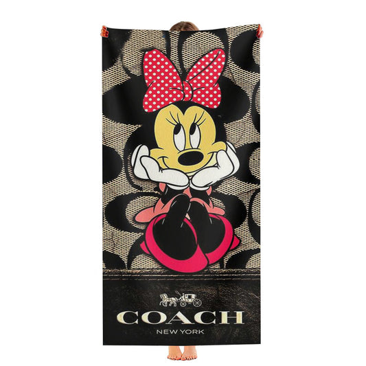 Sweet Coach Minnie Mouse Cool Ultra-Soft Luxury Bathroom Towels