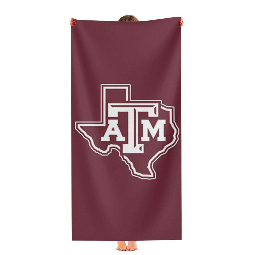 Texas A M Texas Logo Ultra-Soft Luxury Bathroom Towels