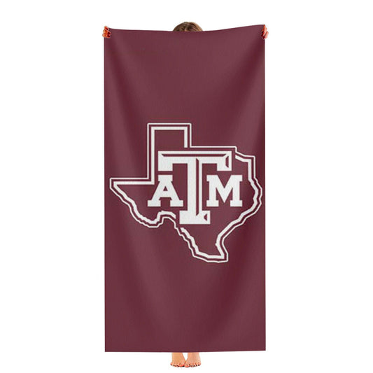 Texas A M Texas Logo Ultra-Soft Luxury Bathroom Towels
