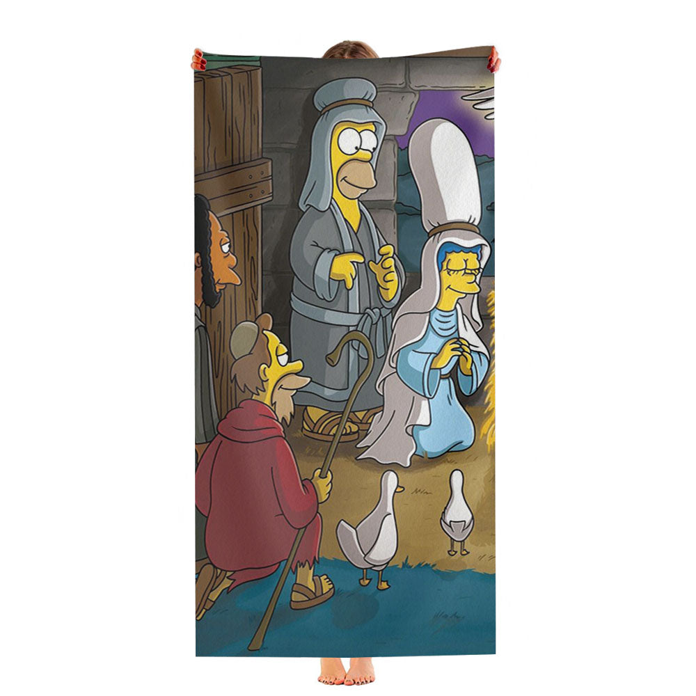The Simpson Christmas Ultra-Soft Luxury Bathroom Towels