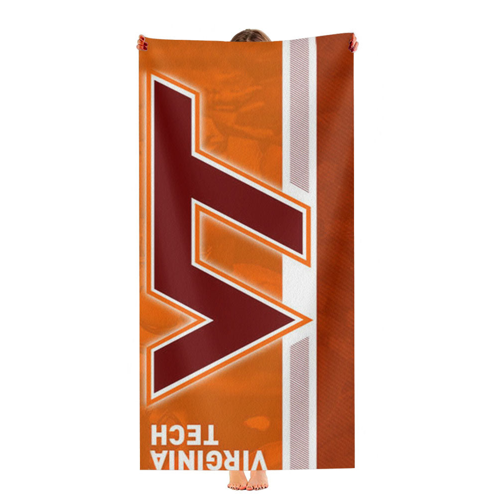 Virginia Tech Stripe Ultra-Soft Luxury Bathroom Towels