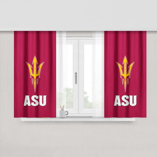 Arizona State Sun Devils Peach Skin Window Curtains