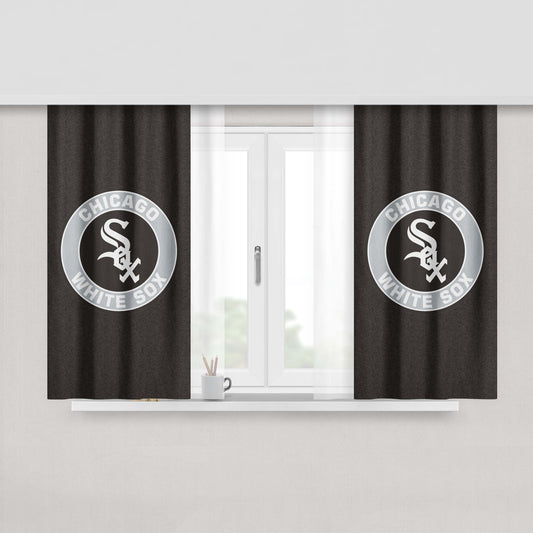 Chicago White Sox Mug Peach Skin Window Curtains