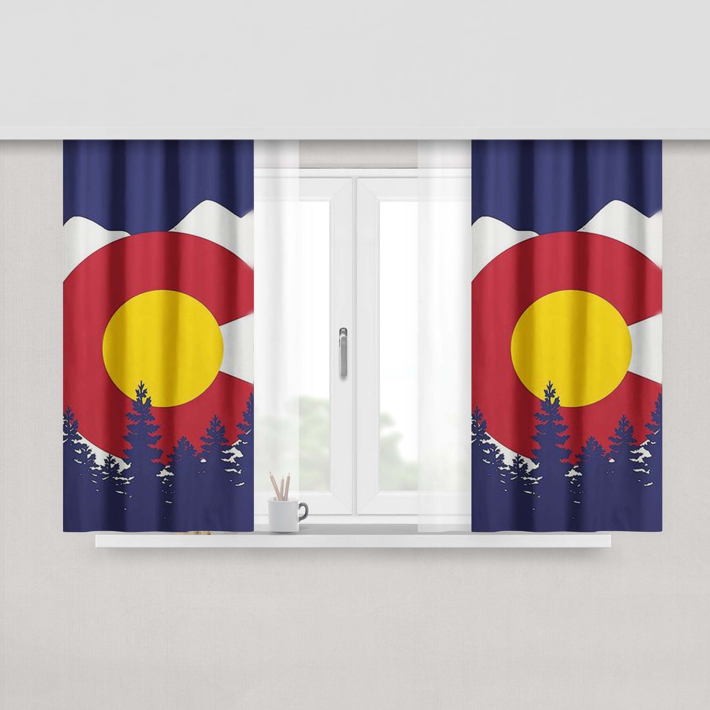 Colorado Peach Skin Window Curtains