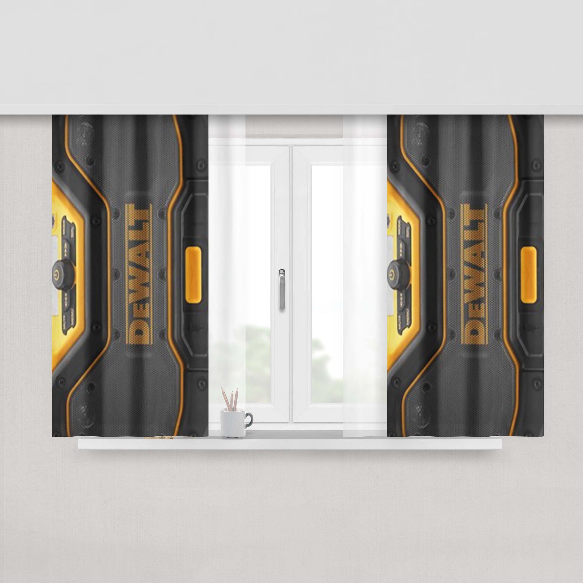 Dewalt Bluetooth Radio Peach Skin Window Curtains
