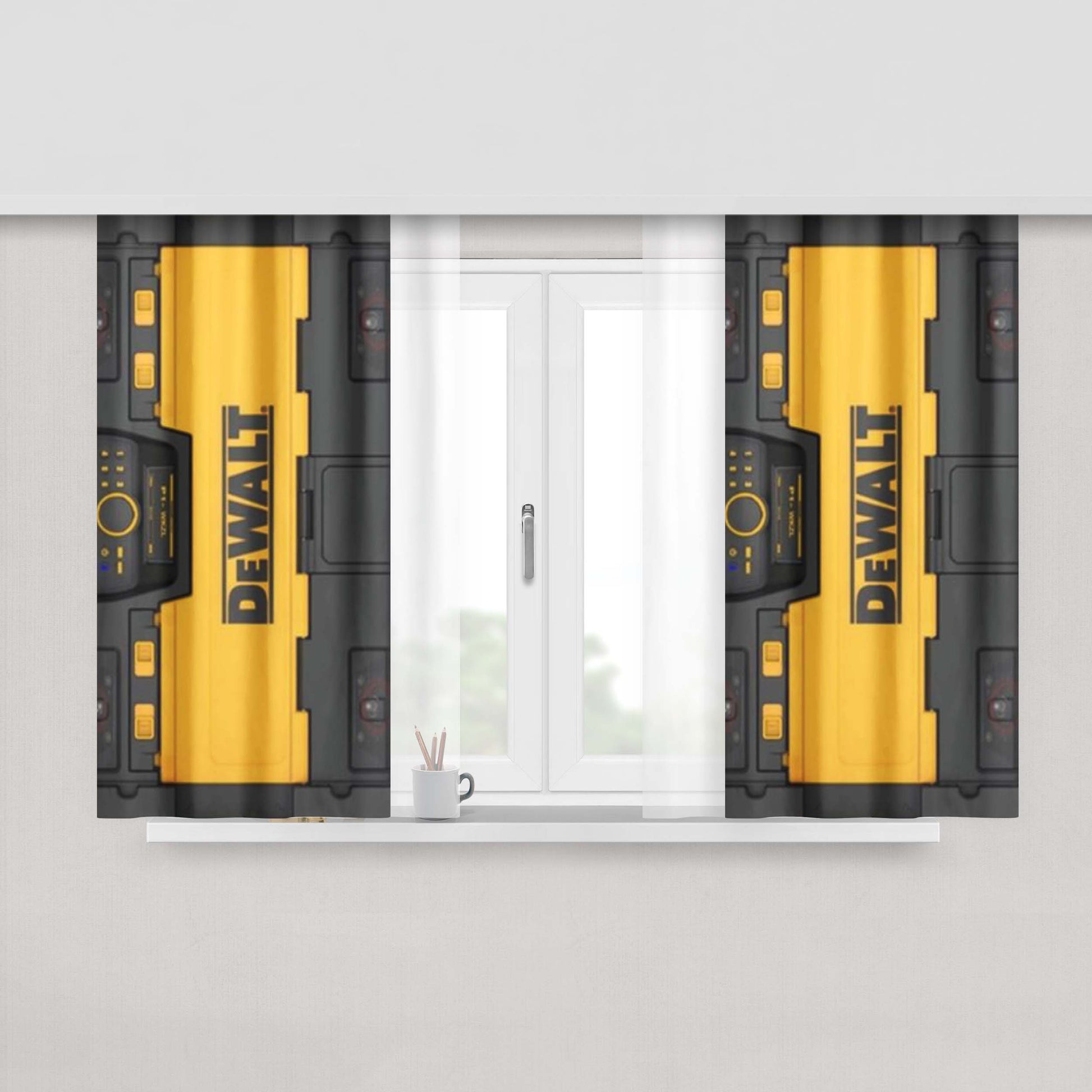Dewalt Bluetooth Speaker Peach Skin Window Curtains