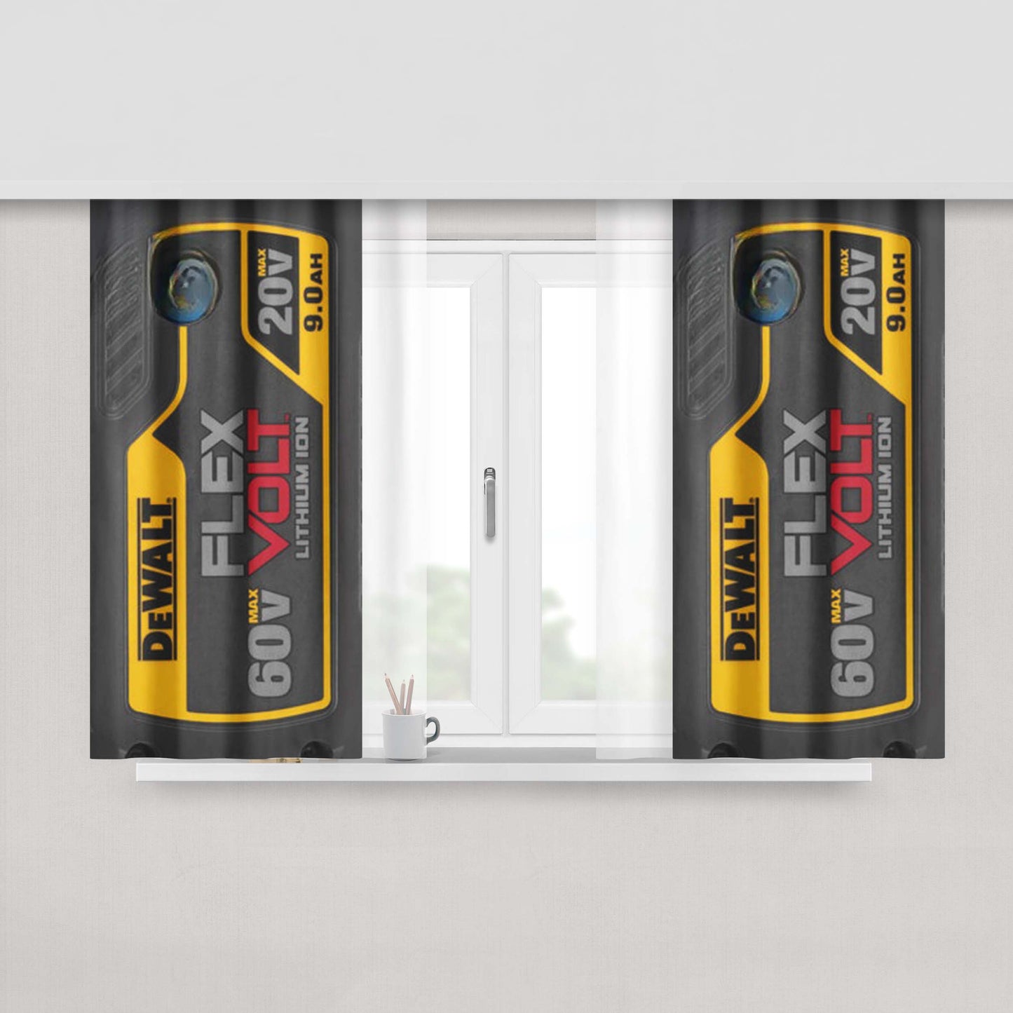 Dewalt Lithium Ion_Magic Peach Skin Window Curtains