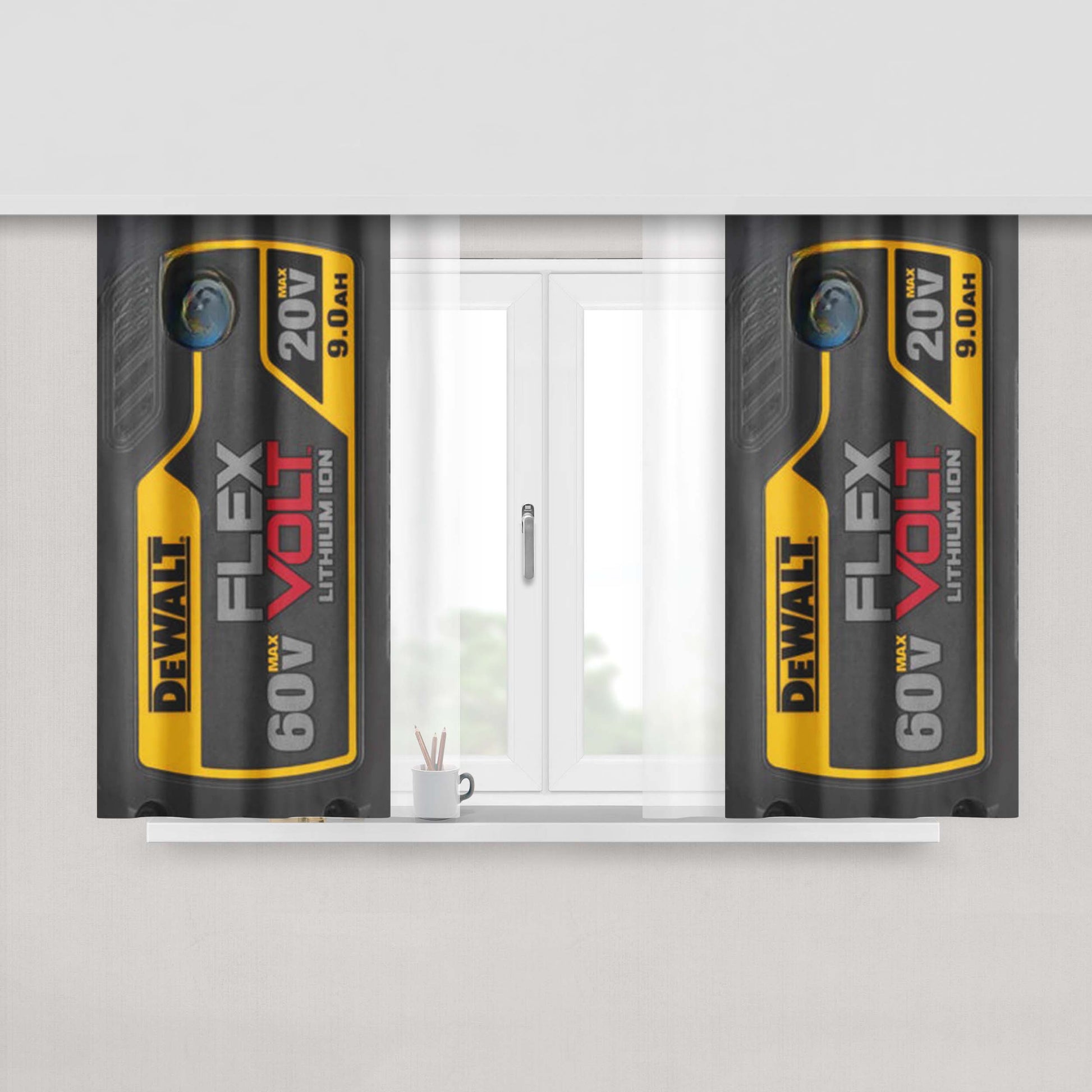 Dewalt Lithium Ion_Magic Peach Skin Window Curtains