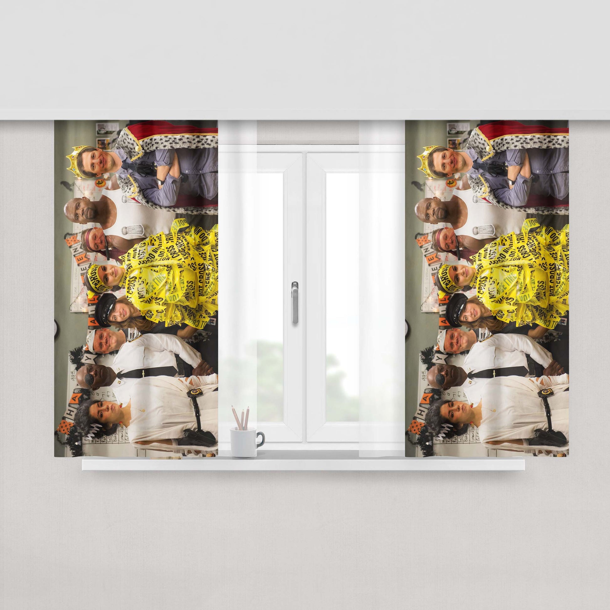 Every Brooklyn Nine Nine Halloween Heist Episode Peach Skin Window Curtains